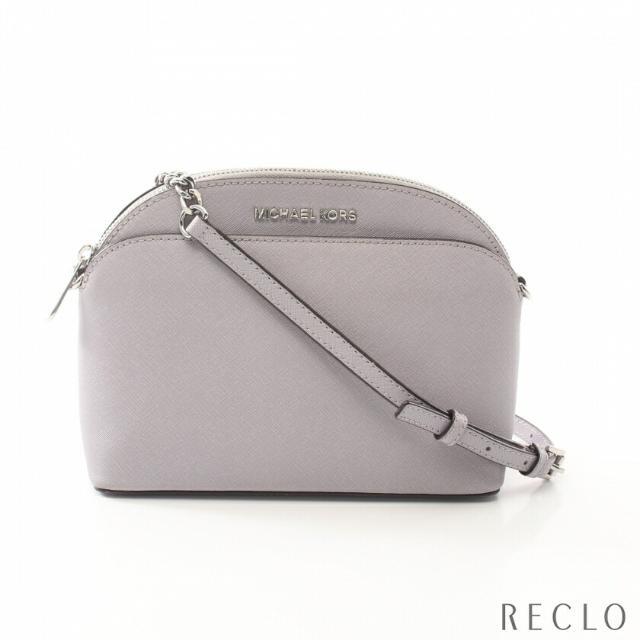 EMMY MD CROSSBODY ショルダーバッグ レザー パープルグレー