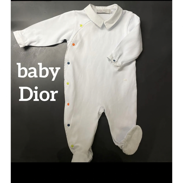 baby Dior(ベビーディオール)の【サイズ70】baby Dior ロンパース キッズ/ベビー/マタニティのベビー服(~85cm)(ロンパース)の商品写真