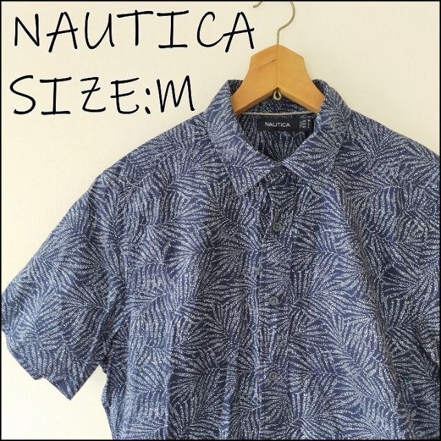 NAUTICA(ノーティカ)のNAUTICA 総柄 半袖 シャツ ノーティカ USA古着 メンズのトップス(シャツ)の商品写真