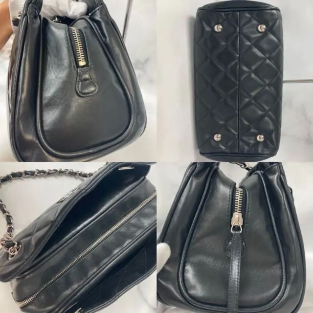 CHANEL シャネル　マトラッセ　ラムスキン　チェーンバッグ　人気　美品