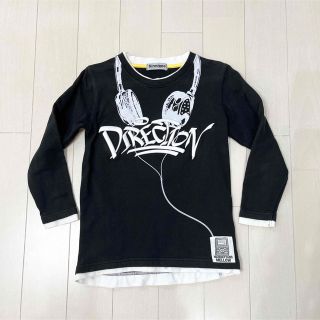 シマムラ(しまむら)のしまむら購入　DJ風 長袖Tシャツ 130 汚れあり(Tシャツ/カットソー)