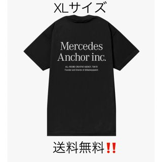 ワンエルディーケーセレクト(1LDK SELECT)のMercedes Anchor Inc. TEE ブラック XLサイズ(Tシャツ/カットソー(半袖/袖なし))