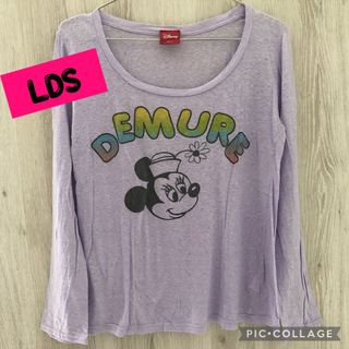 エルディーエス(LDS)のLDS エルディーエス　コラボ　ディズニー　ミニー　長袖　ロンT トップス　(Tシャツ(長袖/七分))