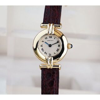 カルティエ(Cartier)の美品 カルティエ マスト コリゼ 18KYG ローマン SM Cartier(腕時計)