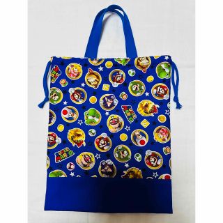 体育着入れ　着替え入れ　巾着袋　ハンドメイド(ファッション雑貨)