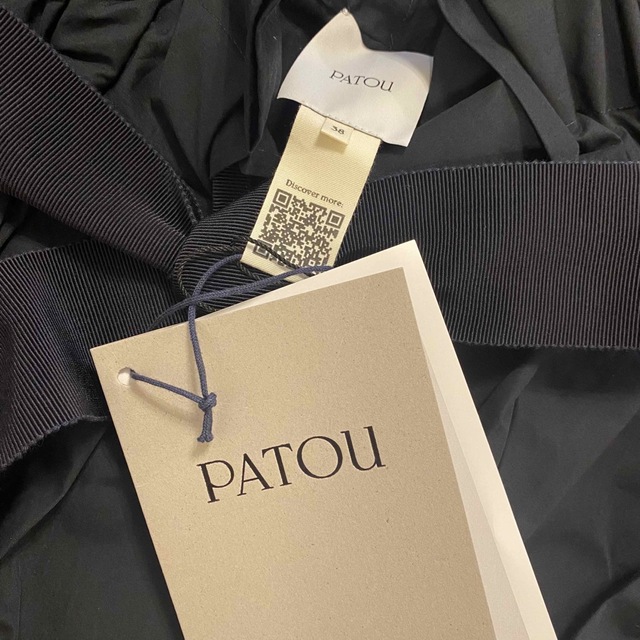 新品】PATOU パトゥ ロングスリーブ グロップド トップ ブラック M