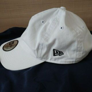 ニューエラー(NEW ERA)のニューエラ★グリーンレーベル別注★コットン　キャップ（訳あり品）白(キャップ)