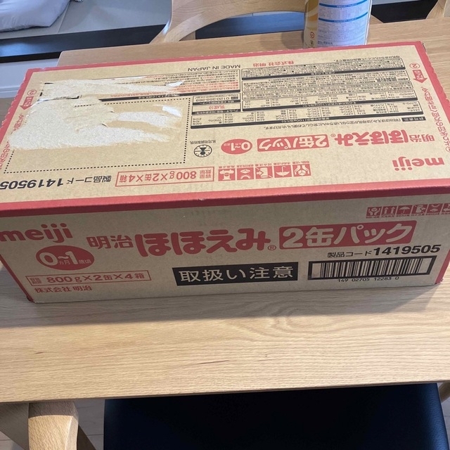 明治(メイジ)のほほえみ　800g×2缶×4箱　プラス800g×1缶　合計9缶 キッズ/ベビー/マタニティのキッズ/ベビー/マタニティ その他(その他)の商品写真