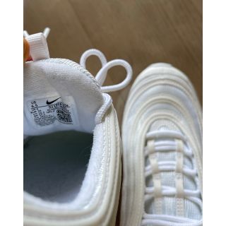 エアマックス97 AIR MAX オールホワイト 24.5cm 1回使用のみ