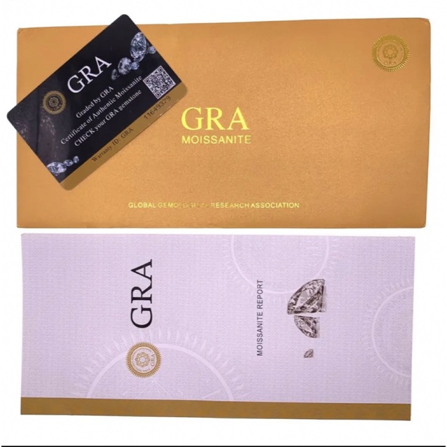 新品 GRA モアサナイト 1.0ct 18K ネックレス E232