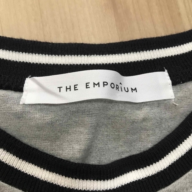 THE EMPORIUM(ジエンポリアム)のTHE EMPORIUM   半袖 ワンピース　膝丈 Tシャツチュニック レディースのワンピース(ひざ丈ワンピース)の商品写真