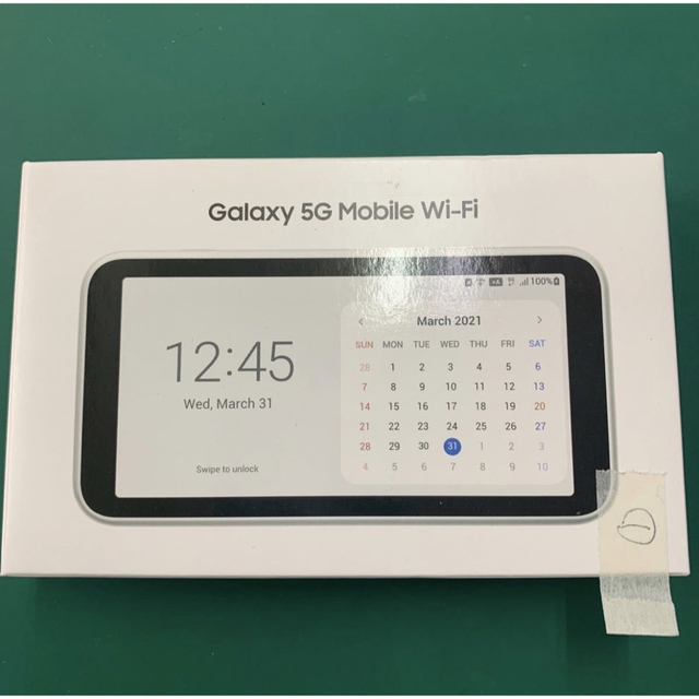 SAMSUNG Galaxy 5G Mobile Wi-Fi SCR01モバイルルーター