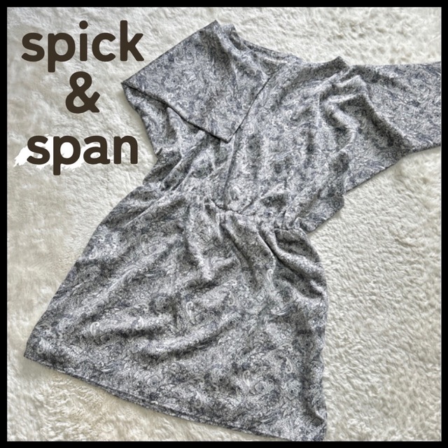 Spick & Span(スピックアンドスパン)のスピックアンドスパン ワンピース 膝丈スカート F モダン柄 チュニック丈 レディースのワンピース(ひざ丈ワンピース)の商品写真