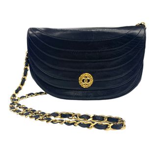 シャネル(CHANEL)の[USED/中古]CHANEL シャネル ショルダーバッグ バッグ ショルダーバッグ シール 黒 レザー 付属品：箱 中古 tdc-000883-4d-003cc(ハンドバッグ)