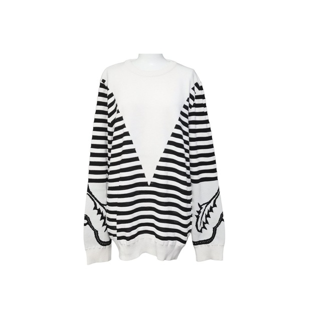 美品 バルマン BALMAIN ボーダースエット | pituca.com.br