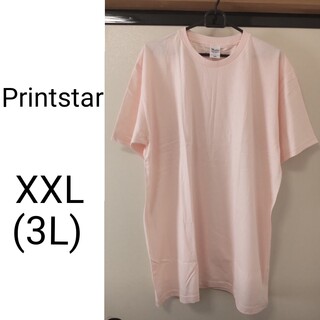 プリントスター(Printstar)のプリントスターシャツ 薄ピンク(Tシャツ/カットソー(半袖/袖なし))