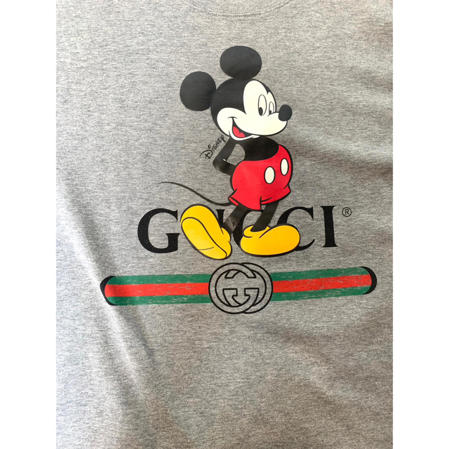 100％本物 ディズニー ミッキーマウス GUCCI コラボ 565806 プリントT