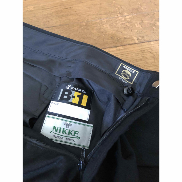 KANKO(カンコー)の数回 カンコー B-1 学生服 ズボン  黒 ウエスト 67 股下70 夏可 メンズのパンツ(スラックス)の商品写真