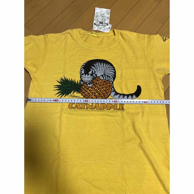 FRUIT OF THE LOOM(フルーツオブザルーム)のクレイジーシャツクリバンキャットT最終値下げ レディースのトップス(Tシャツ(半袖/袖なし))の商品写真