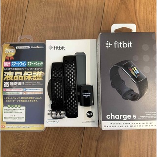 Fitbit CHARGE5 BLACK フィットビットチャージ5 活動量計(その他)