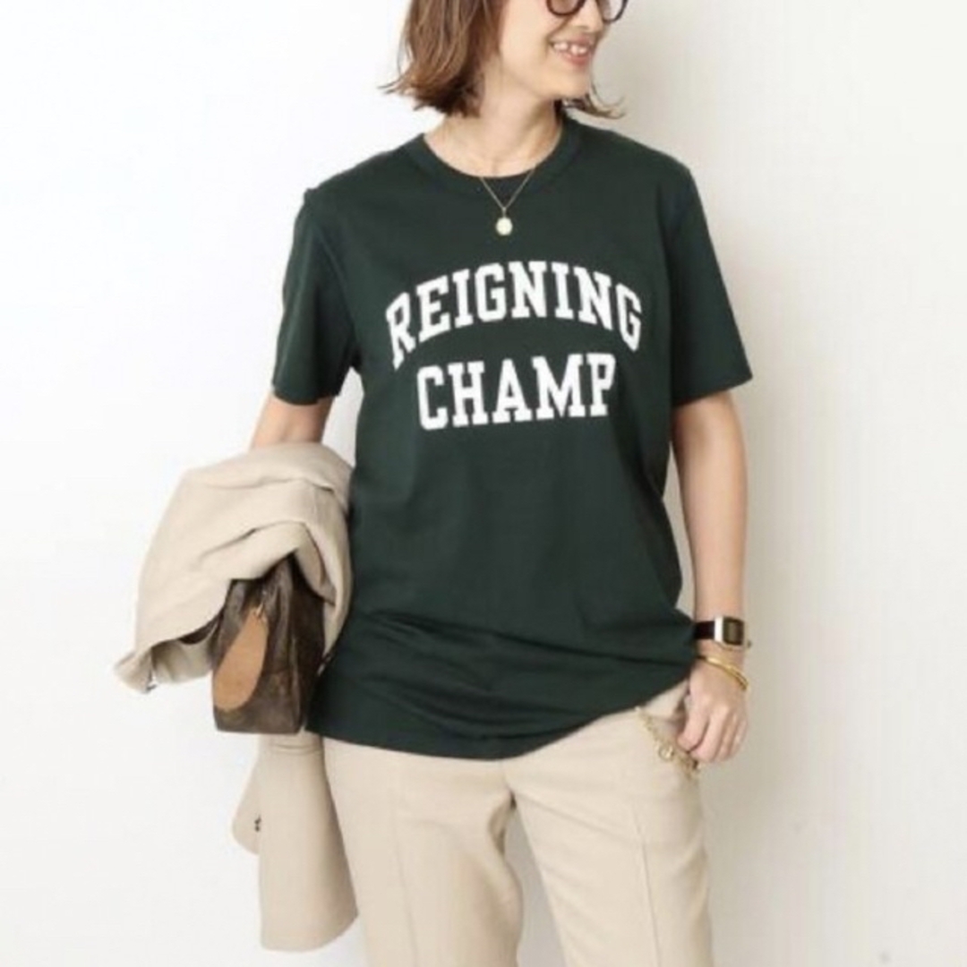 DeuxiemeClasse REIGNING CHAMP ロゴTシャツ