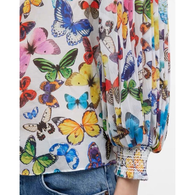 Alice+Olivia - ❤️☆Alice olive2023新作新品 蝶柄 長袖 Alice+Olivia - ❤️☆Alice olive2023新作新品 蝶柄 長袖