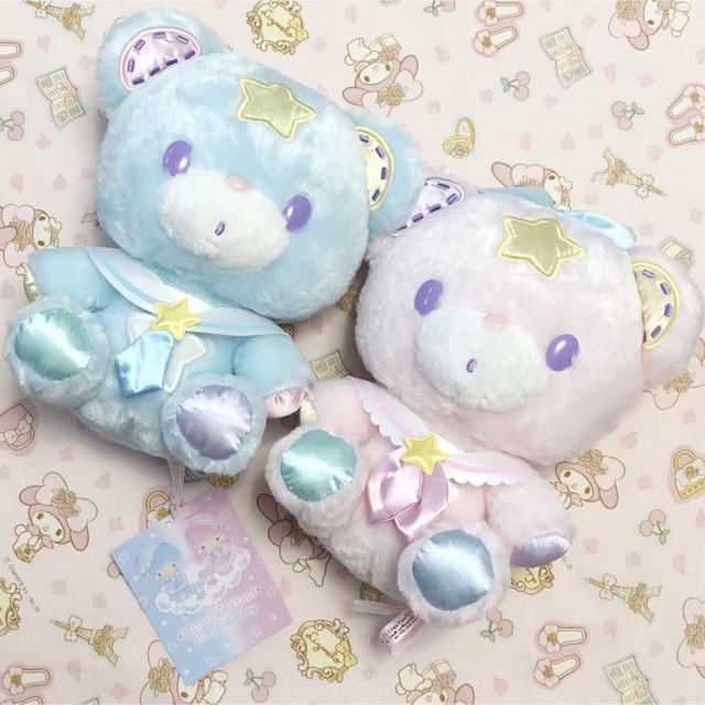 キキララ♡リトルツインスターズ♡パフポフ♡ぬいぐるみ♡セーラー♡新品タグ付き