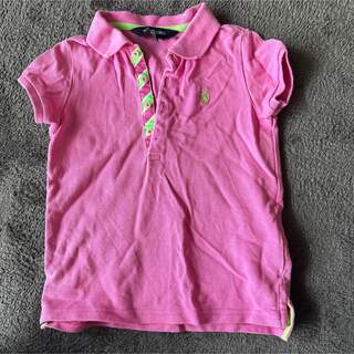 ラルフローレン(Ralph Lauren)のラルフローレン、ピンクのポロシャツ(Tシャツ/カットソー)