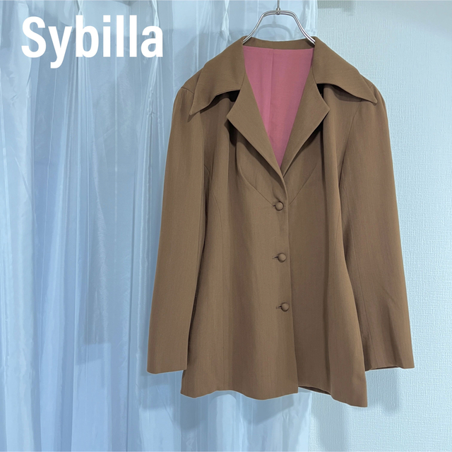 Sybilla(シビラ)のSybilla シビラ　テーラードジャケット　羽織　アウター　ブルゾン レディースのジャケット/アウター(テーラードジャケット)の商品写真