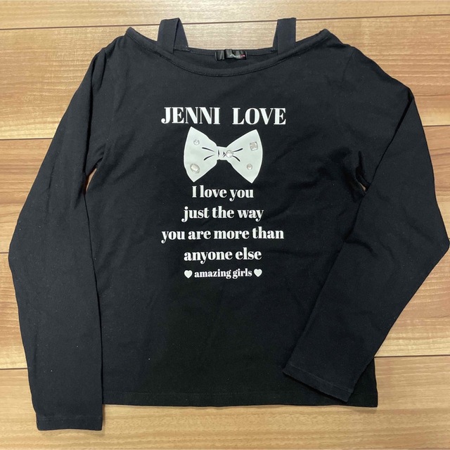 JENNI(ジェニィ)のジェニィラブ　長袖　Tシャツ キッズ/ベビー/マタニティのキッズ服女の子用(90cm~)(Tシャツ/カットソー)の商品写真