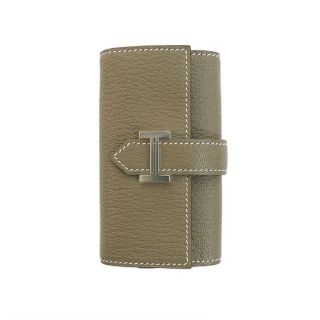 エルメス(Hermes)の【未使用品】エルメス HERMES ベアン キーケース エトゥープ 金具シルバー(キーケース)