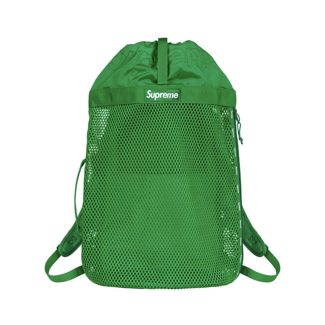 SUPREMESUPREME mesh backpack green