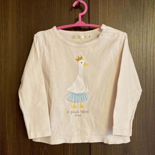 SHIPS KIDS(シップスキッズ)のSHIPS☆90センチカットソー キッズ/ベビー/マタニティのキッズ服女の子用(90cm~)(Tシャツ/カットソー)の商品写真