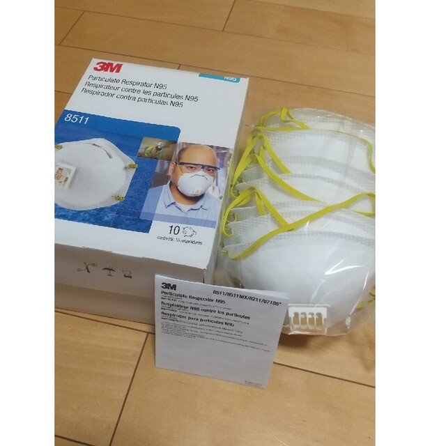 新品 3M N95 マスク防じんマスク アメリカ Pankoの通販 by Panko|ラクマ