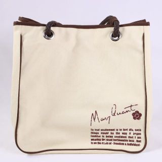 マリークワント(MARY QUANT)のメリークヮント　トートバック　MARY QUANT　白(トートバッグ)