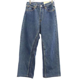 アーバンリサーチ(URBAN RESEARCH)のアーバンリサーチ ウィッフル リーバイス ボタンフライ ワイド デニムパンツ ブルー URBAN RESEARCH wiffle Levis レディース 【中古】  【230523】(ショートパンツ)