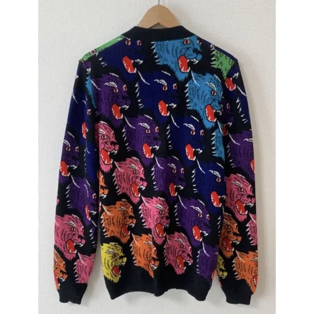 Gucci(グッチ)のGUCCI ANGRY CAT CARDIGAN アングリーキャットマルチカラー メンズのトップス(カーディガン)の商品写真