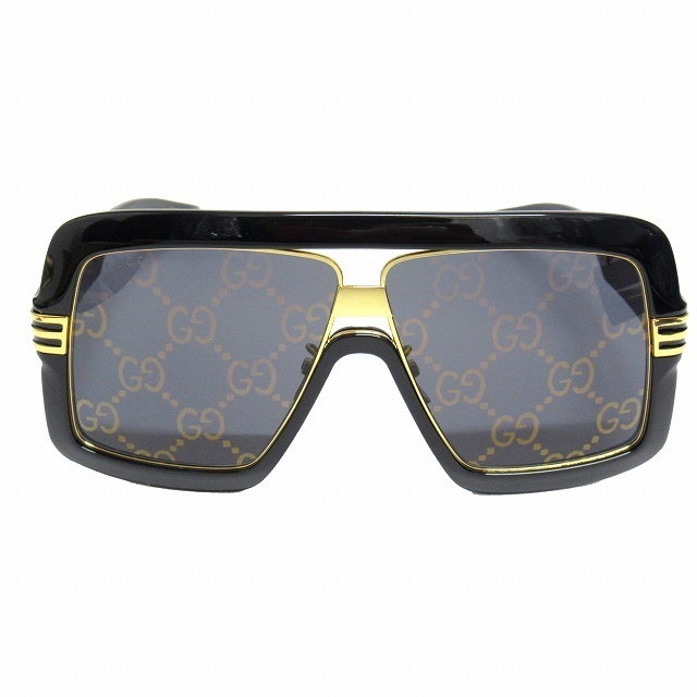 5%OFF】 Gucci - スクエア▽5 サングラス ミラーレンズ GG GUCCI