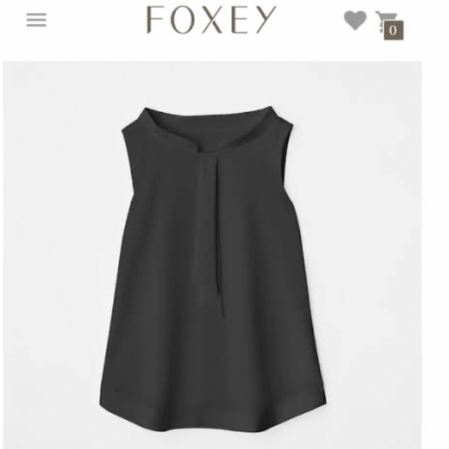 FOXEY NEW YORK - フォクシー 新品未使用 タグ付き トップス ブラック 