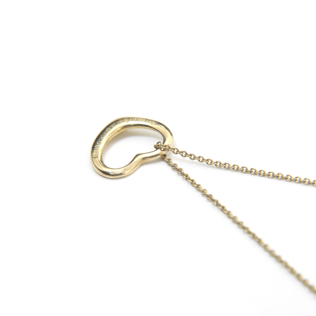 ティファニー TIFFANY&Co. オープンハートペンダント YG 18K 3.4g