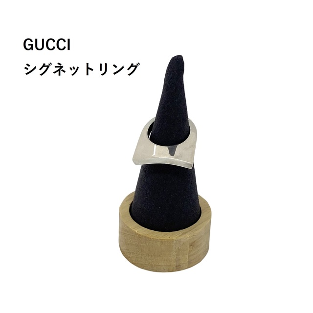 Gucci(グッチ)のグッチ　スターリングシルバー　シグネットリング　SV925　レディース　メンズ レディースのアクセサリー(リング(指輪))の商品写真