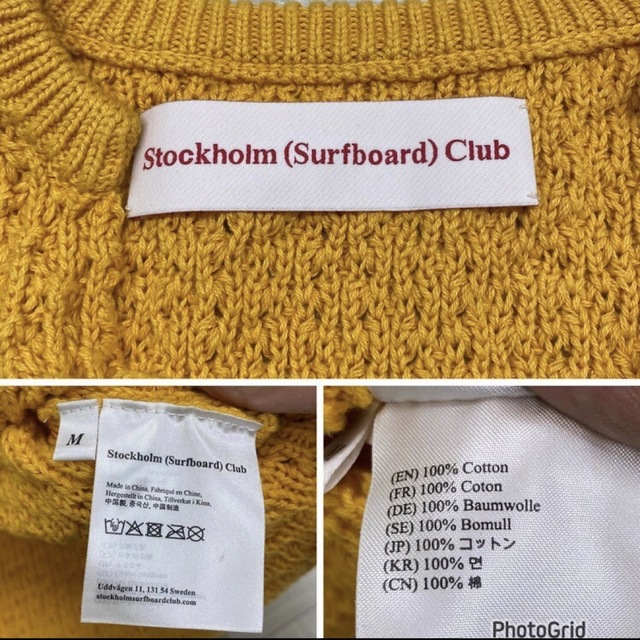 23ss Stockholm ( surfboard )club ニットセーター