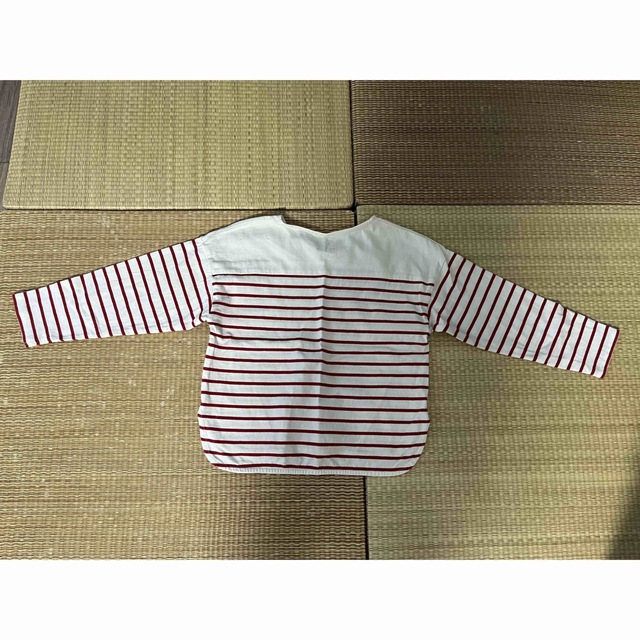 GLOBAL WORK(グローバルワーク)のグローバルワーク　ヘビロッTEEボーダー　130 キッズ/ベビー/マタニティのキッズ服女の子用(90cm~)(Tシャツ/カットソー)の商品写真