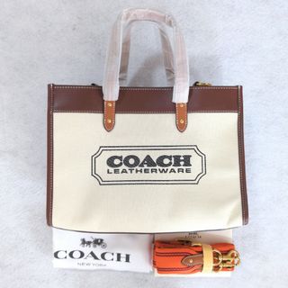 コーチ(COACH)のコーチ COACH フィールドトート30 ショルダーバッグ オフホワイト 白(トートバッグ)