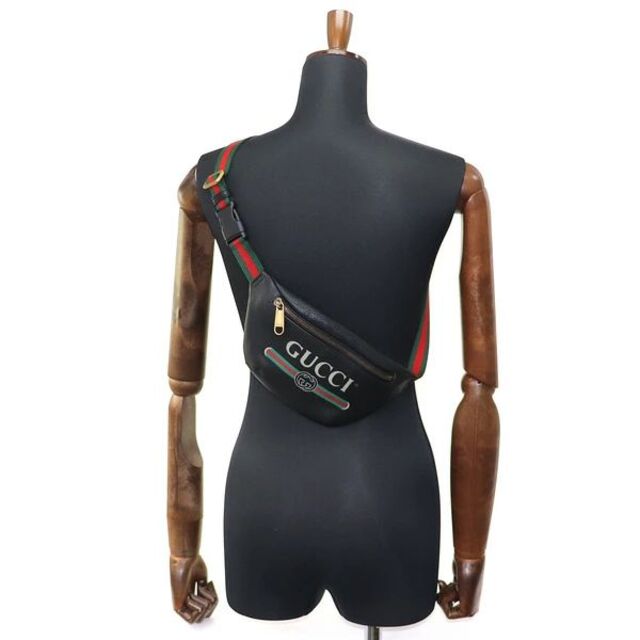 GUCCI/グッチ ロゴプリントベルトバッグ ネロ GUCCI - グッチ【GUCCI】ロゴプリント ベルトバッグの通販 by