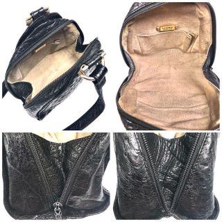 LOEWE - ロエベ オーストリッチ ショルダーバッグ ポシェットの