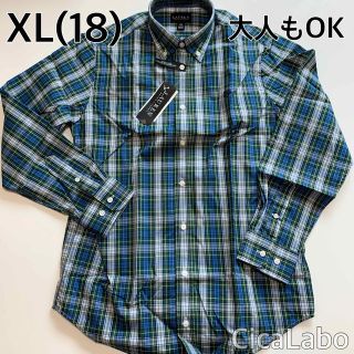 ラルフローレン(Ralph Lauren)の【新品】ラルフローレン ローレン 長袖シャツ ブルーチェック XL(18)(ブラウス)