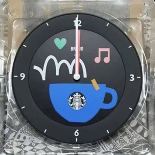 スターバックスコーヒー(Starbucks Coffee)の非売品　スターバックス　時計　壁掛け(置時計)