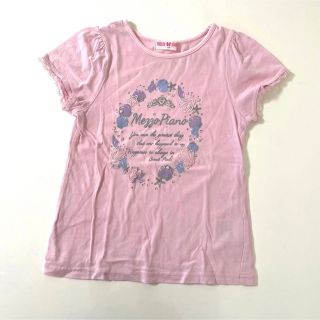 メゾピアノ(mezzo piano)のメゾピアノ　ピンク　Tシャツ(Tシャツ/カットソー)