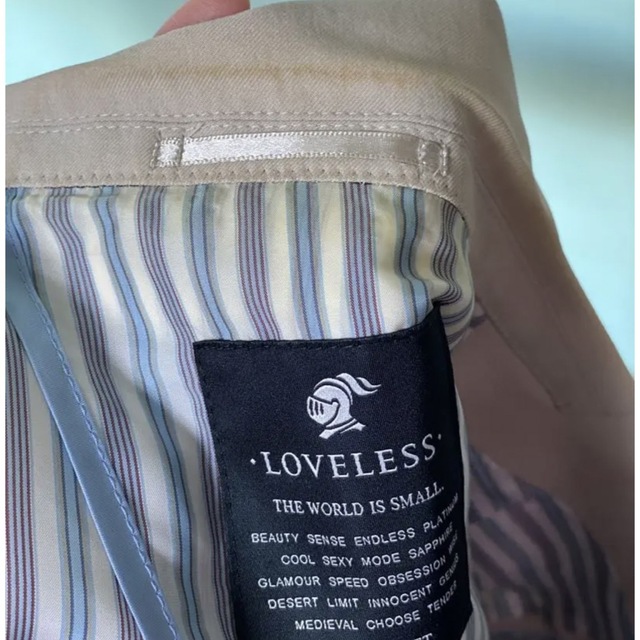 LOVELESS(ラブレス)のほぼ未使用LOVELESS ラブレス　テーラードジャケット　春夏秋　セットアップ メンズのスーツ(セットアップ)の商品写真
